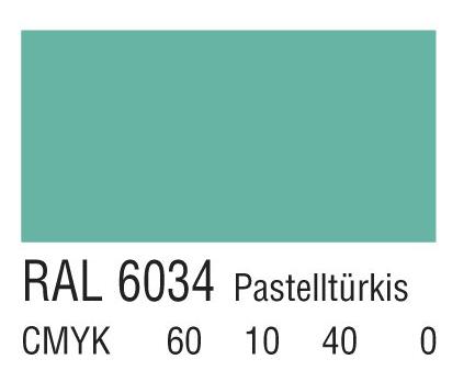 RAL 6034崧蓝绿松石色